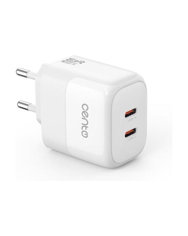 CENTO Wall Adapter P217 FAST (GaN) TypeC+TypeC 35W CENTO Wall Adapter P217 FAST (GaN) TypeC+TypeC 35W