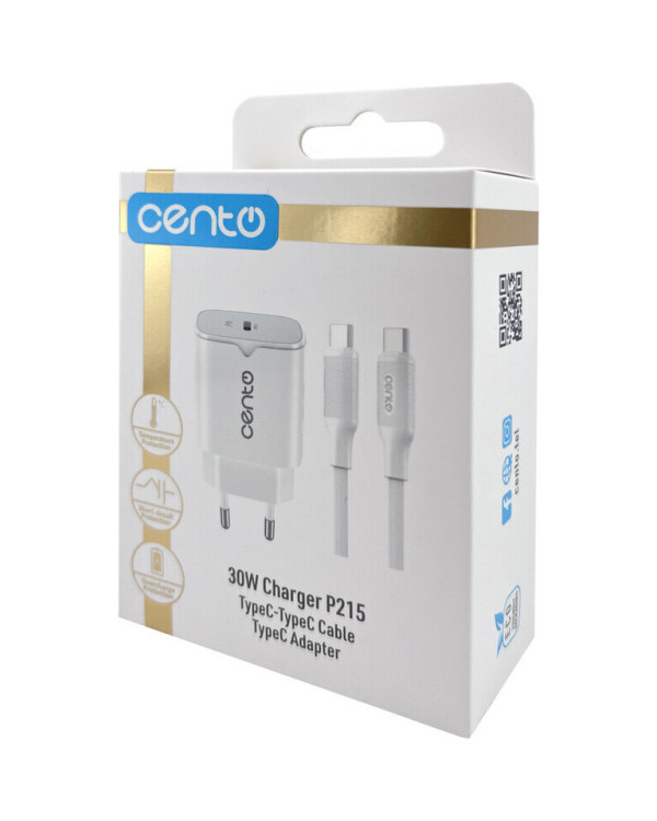 CENTO Wall Charger P215 FAST TypeC (TypeC 30W)