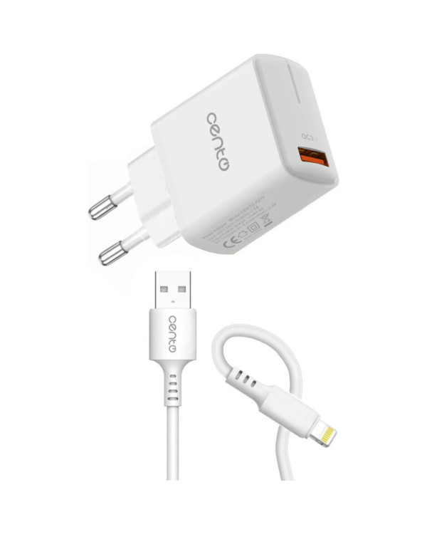 CENTO Wall Charger P211 FAST Iphone (USB 18W)