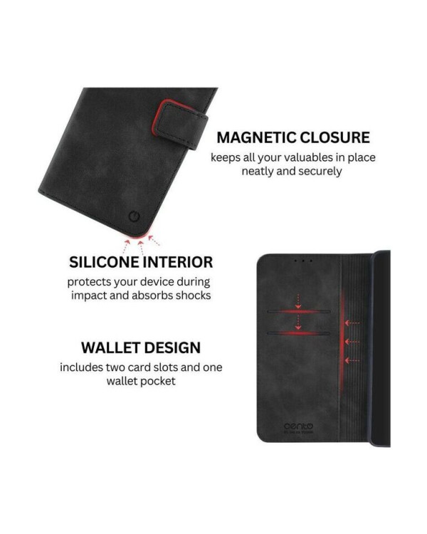 CENTO Case Lima Oppo A80/A3Pro Black CENTO Case Lima Oppo A80/A3Pro Black