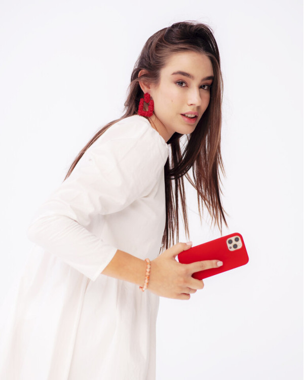 CENTO Case Rio Apple Iphone 12/12Pro Cherry Red (Silicone) CENTO Case Rio Apple Iphone 12/12Pro Cherry Red (Silicone)